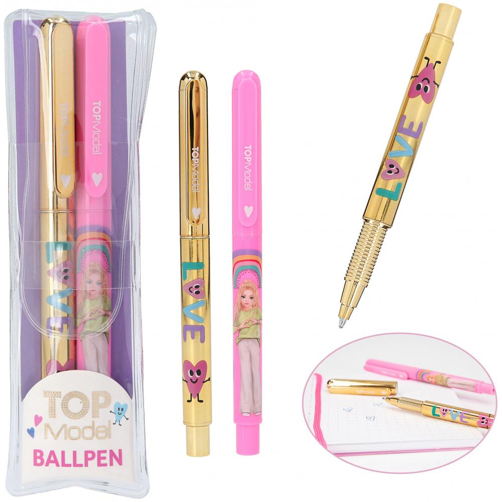 Depesche TOPModel Self Love Set of Two Ballpoint Pens Blue Ink for Ages 5+ 12087_A