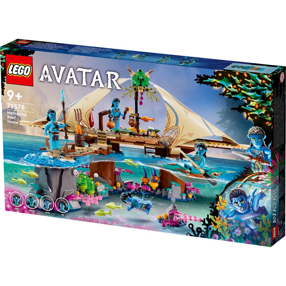 LEGO AVATAR Metkayina Reef Home Building Set Toy 528 Piece for Ages 9+ 75578