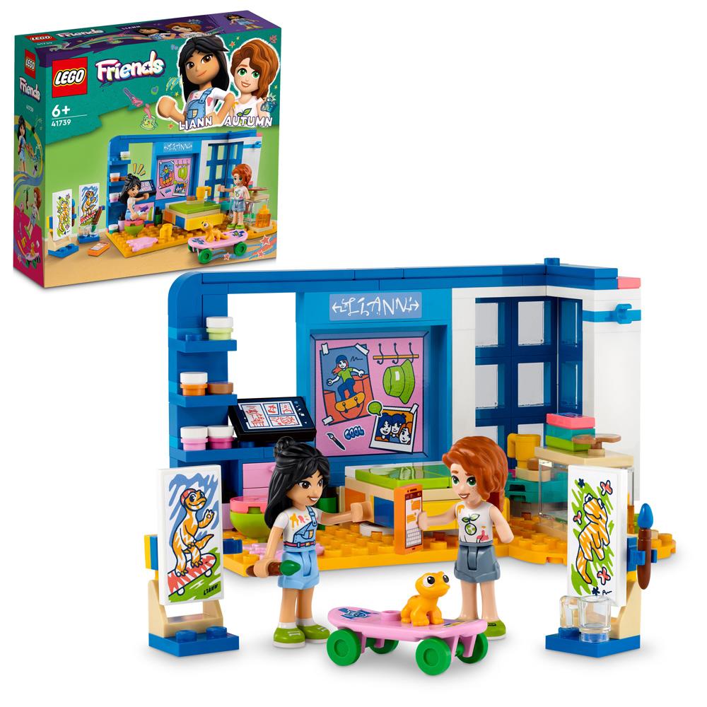 View 3 LEGO Friends Liann's Room Building Set Toy 204 Piece for Ages 6+ 41739