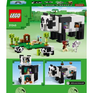 View 4 LEGO Minecraft The Panda Haven Building Set Toy 553 Piece for Ages 8+ L21245