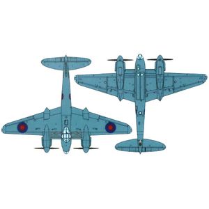 TAMIYA 61066 DE Havilland Mosquito B Mk IV / Pr Modèle Kit Echelle 1:48 - Foto 8