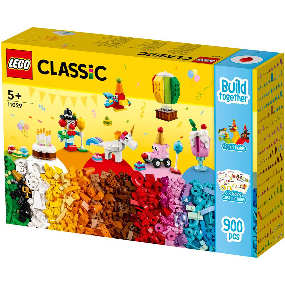 LEGO Classic Creative Party Brick Box Building Set Toy 900 Piece for Ages 5+ 11029