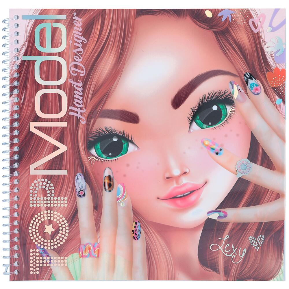 Depesche TOPModel Hand Designer Colouring Book 46 Pages with Stickers 12292_A