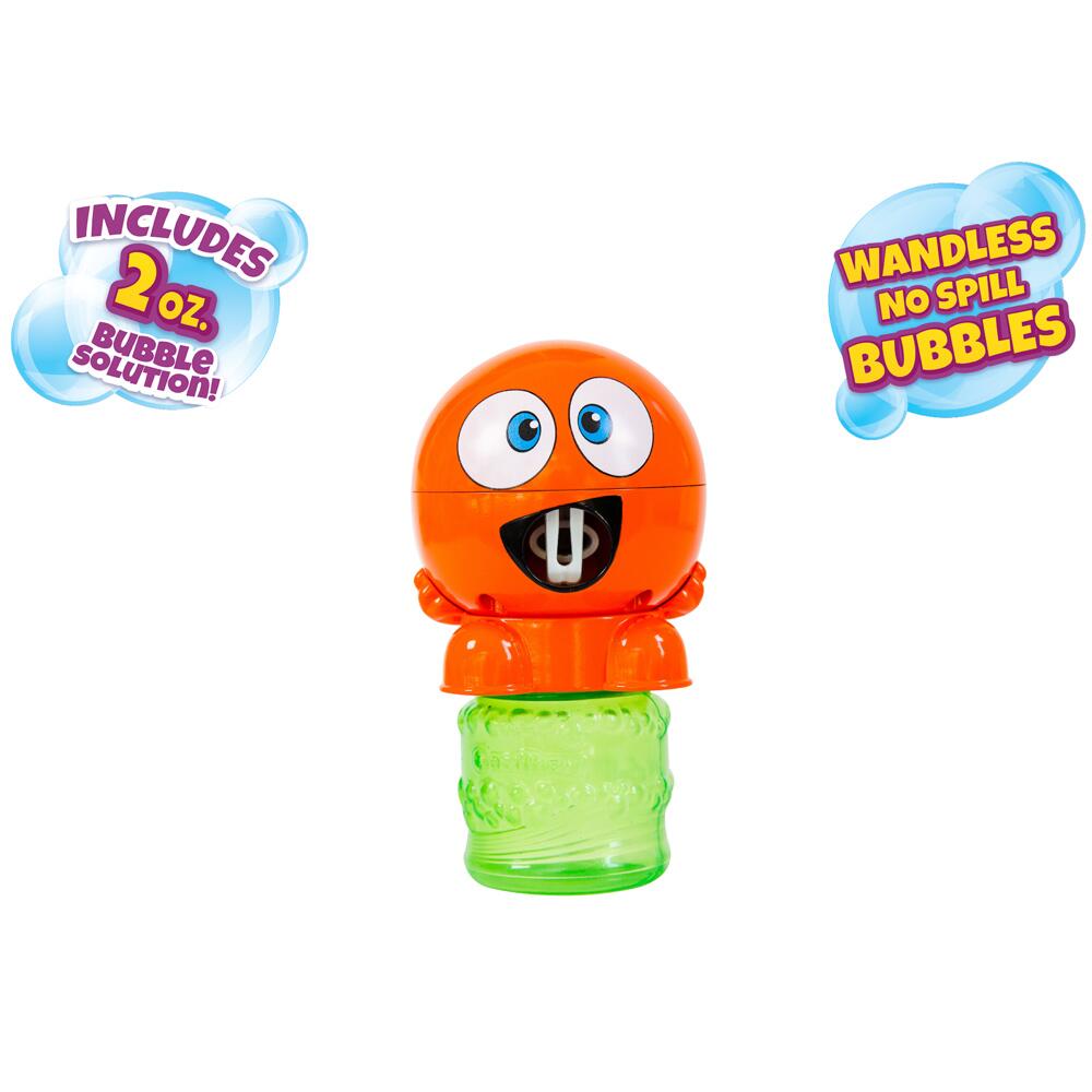 View 4 Gazillion Bubble Head Blowing Toy in Dark Orange 59ml Solution Ages 3+ FR36569