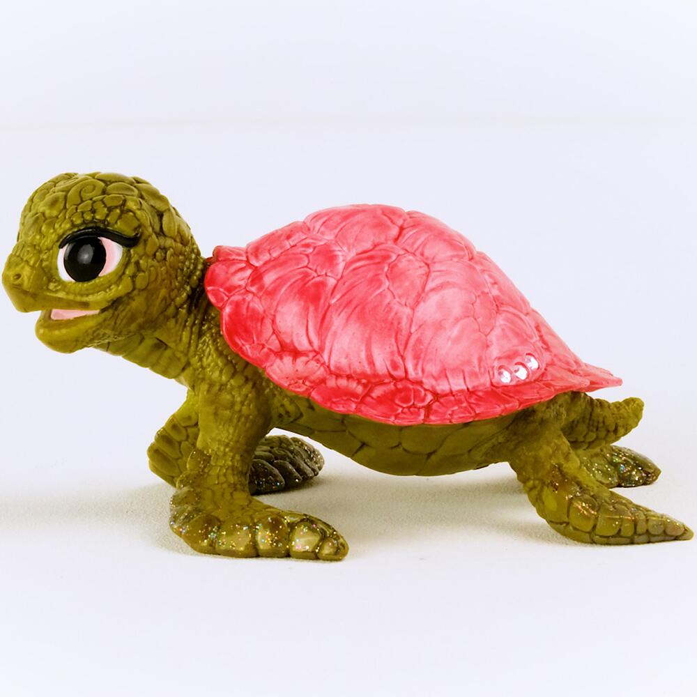 Schleich Bayala Pink Sapphire Turtle Fantasy Animal Figure Toy for Ages 3+