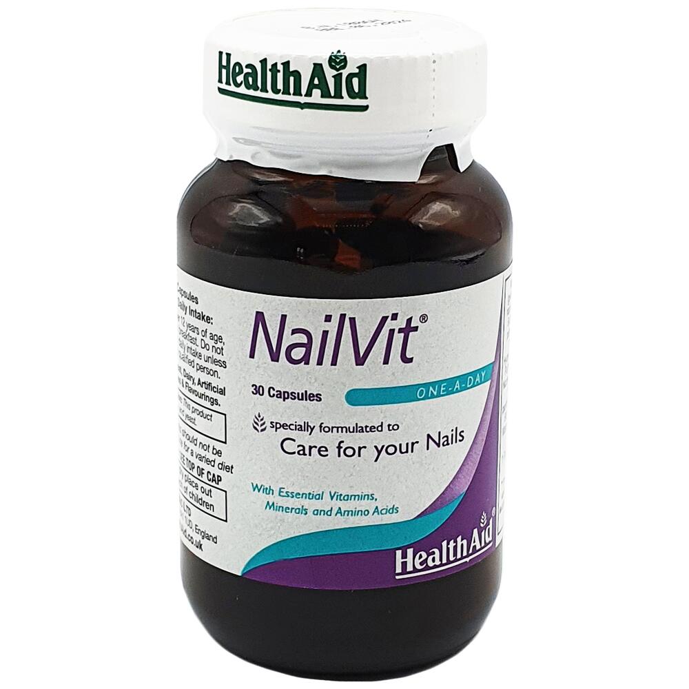 View 3 HealthAid NailVit Care for Your Nails Food Supplement 30 CAPSULES H03405