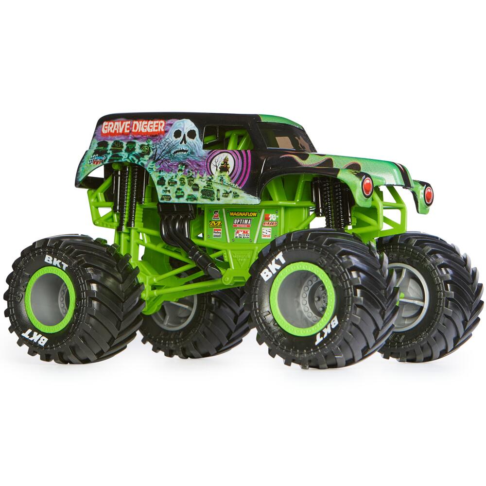 Monster Jam 1:64 Grave Digger Monster Truck, See-Thru Crew Series