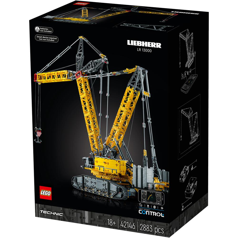 LEGO Technic Liebherr LR 13000 2883 Piece Crawler Crane Set 42146 L42146