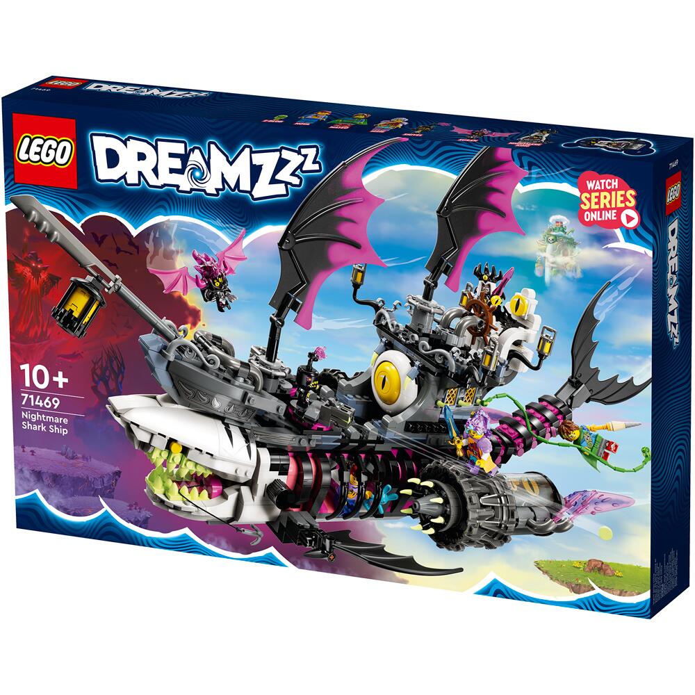 LEGO DREAMZzz Nightmare Shark Ship 1389 Piece Set 71469