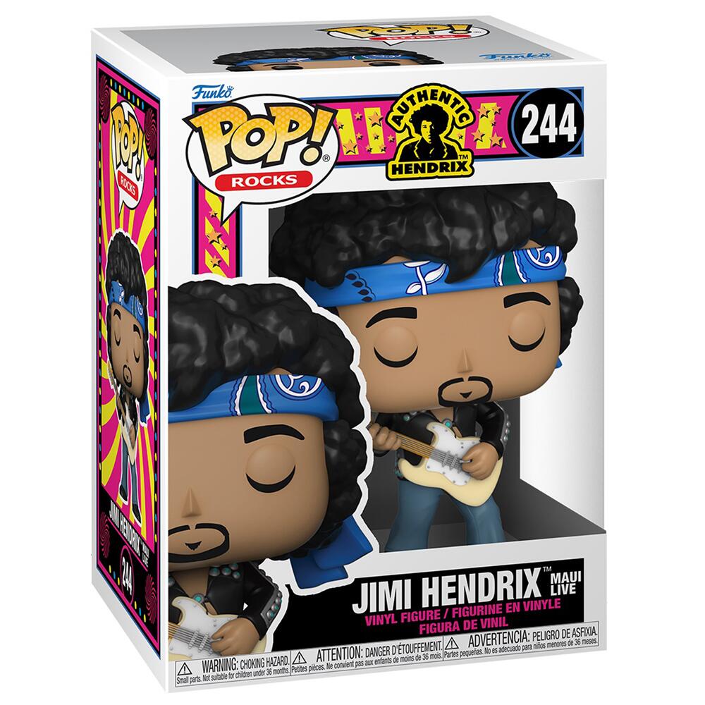 Funko POP! Rocks Jimi Hendrix Maui Live Vinyl Figure No 244 57611