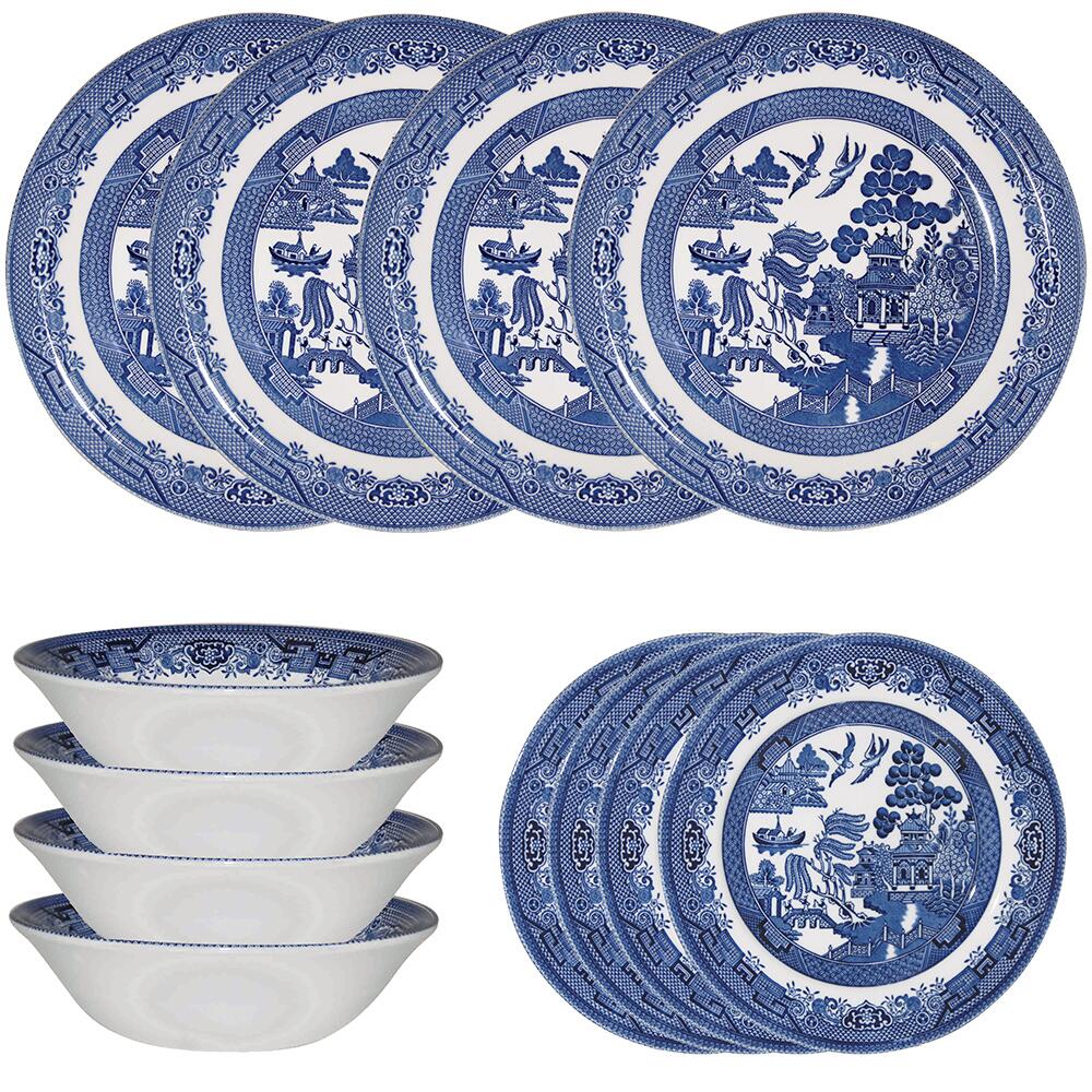 Dinnerware Set Queen´s By Churchill Lorie Ceramic China crockery 18 Pi –