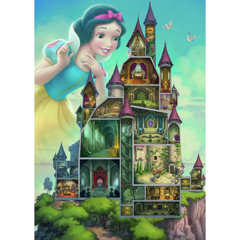 View 2 Ravensburger Disney Castles Snow White 1000 Piece Puzzle 17329