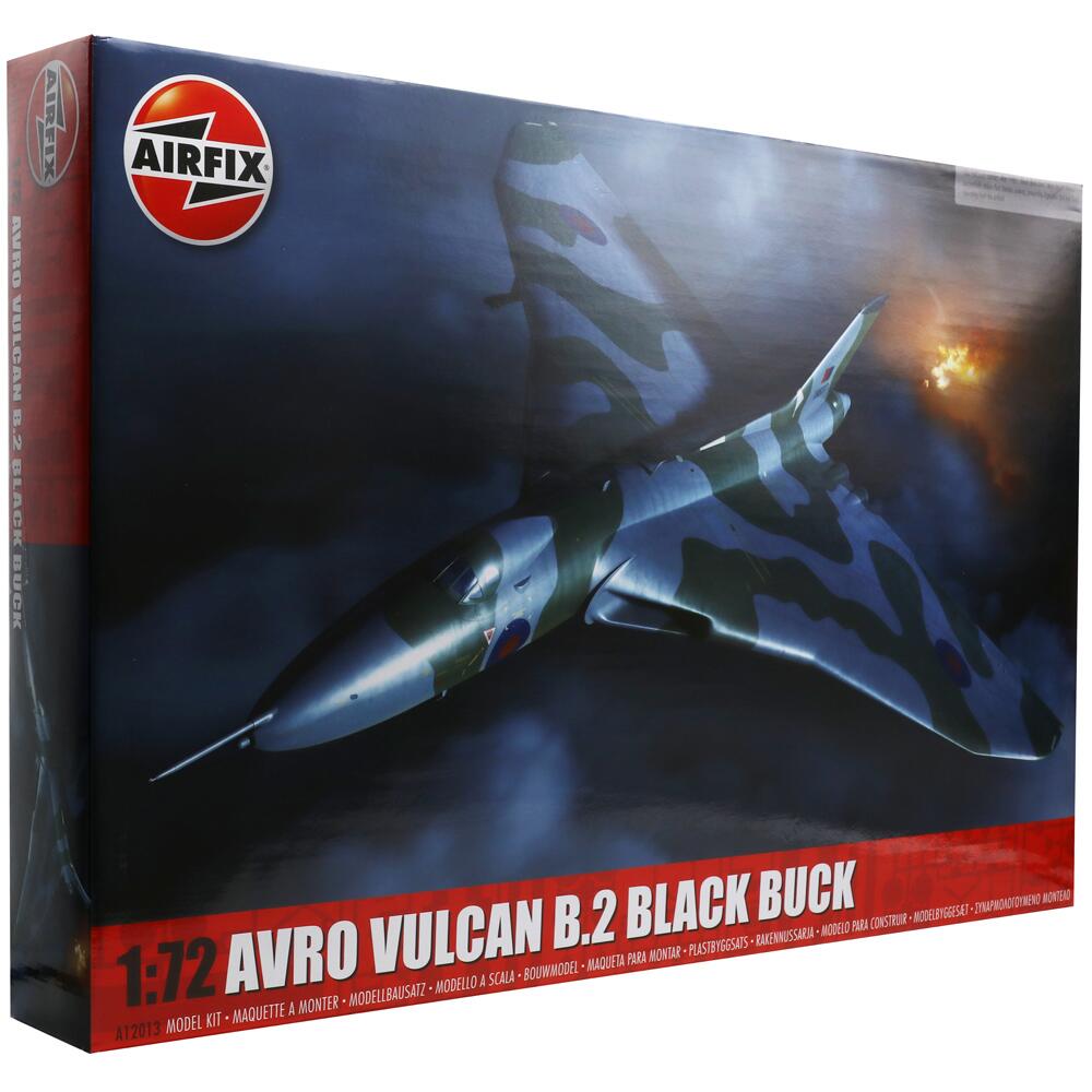 Airfix Avro Vulcan B2 Black Buck Military Aircraft Model Kit Scale 1/72 A12013