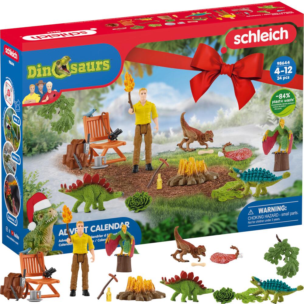 Schleich Dinosaurs Advent Calendar 2022 with Animal Figures & Accessories Age 4+ 98644