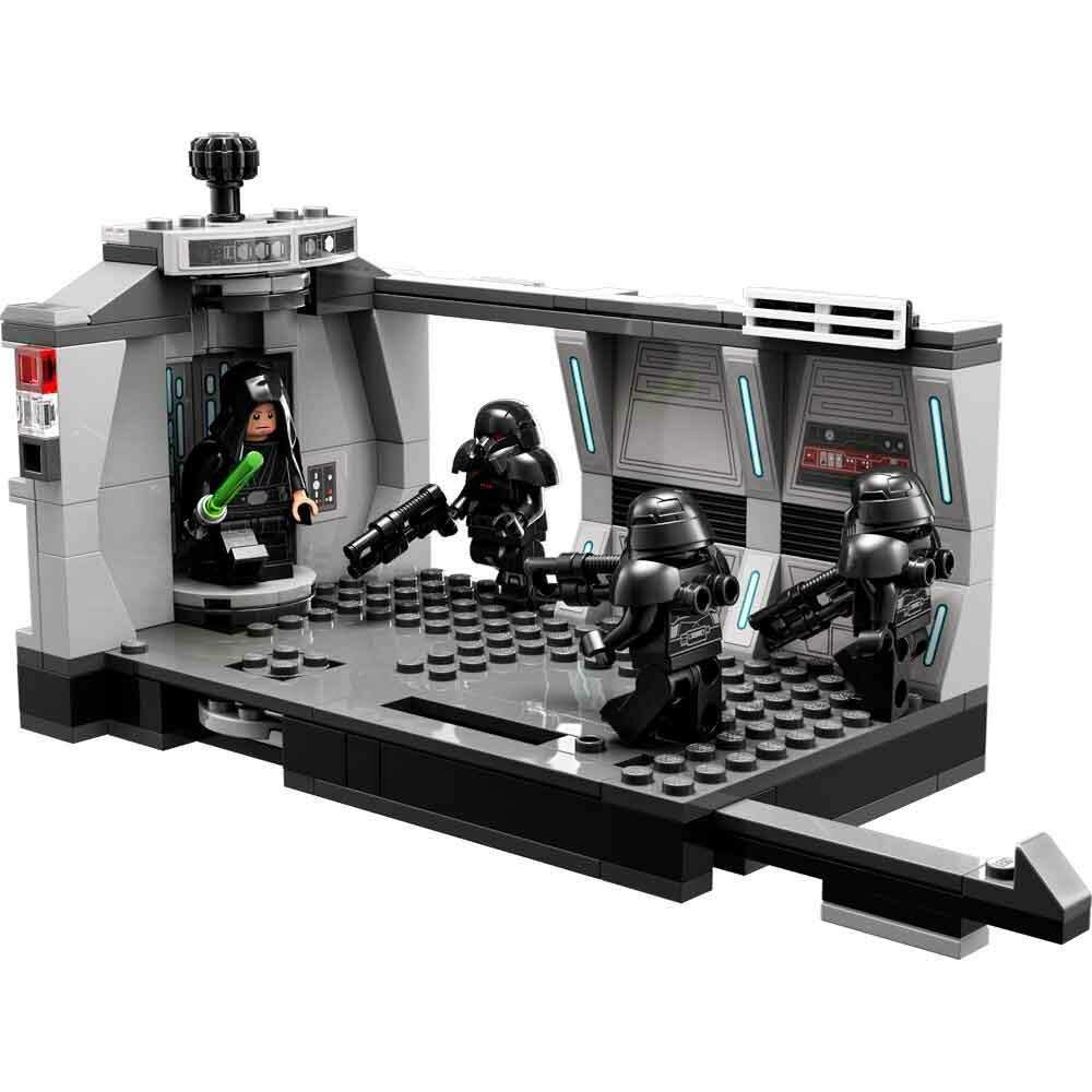 View 2 LEGO 75324 Star Wars The Mandalorian Dark Trooper Attack Building Set