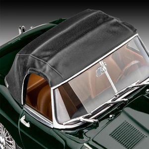 View 5 Revell Jaguar E-Type Roadster Sports Car Plastic Model Kit Scale 1/24 07687