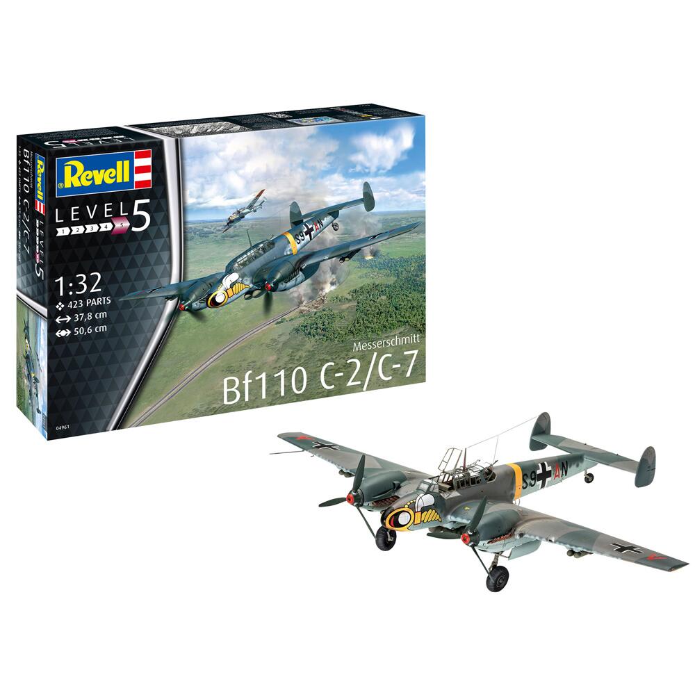 Revell Messerschmitt Bf110 C-2/C-7 Model Kit Scale 1:32 04961