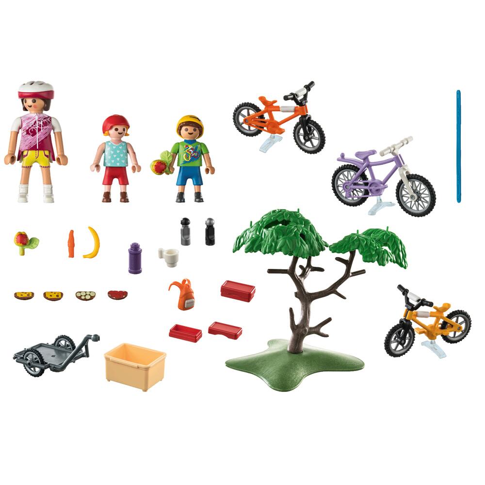 Playmobil Family Fun Mountain Bike Tour Playset Ages 4-10