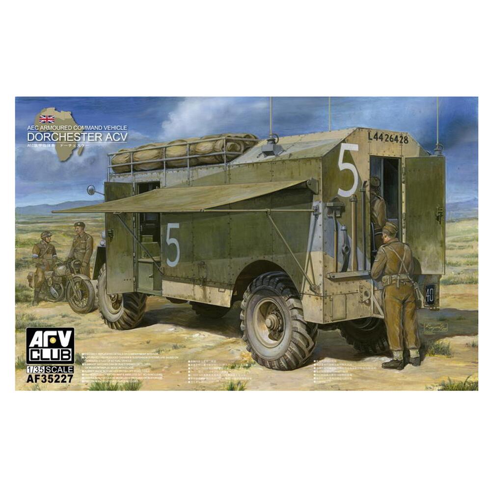 AFV Club AEC Armoured Command Vehicle Dorchester ACV Model Kit (Scale 1:35) AF35227