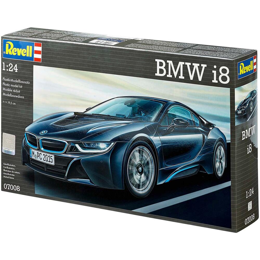 Revell BMW i8 Sports Car Plastic Model Kit Scale 1:24 07008