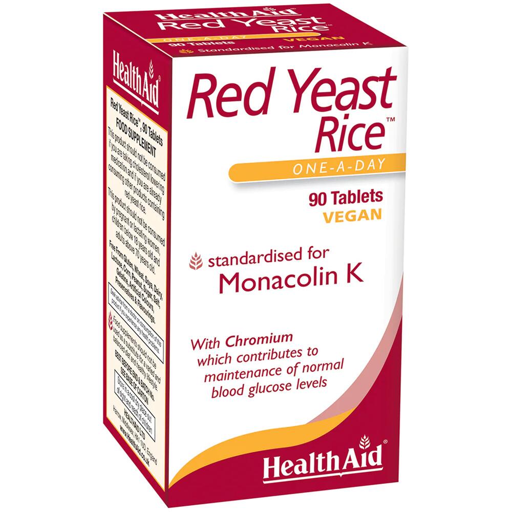 HealthAid Red Yeast Rice 90 TABLETS 803023