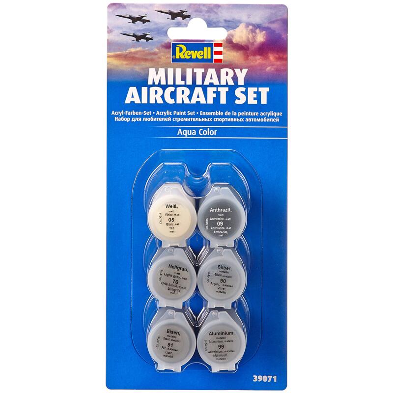 Revell Military AIRCRAFT Acrylic Paint Set 6 PACK 39071