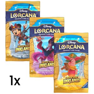 View 2 Disney Lorcana Into The Inklands Sealed Booster Pack SINGLE 11098286
