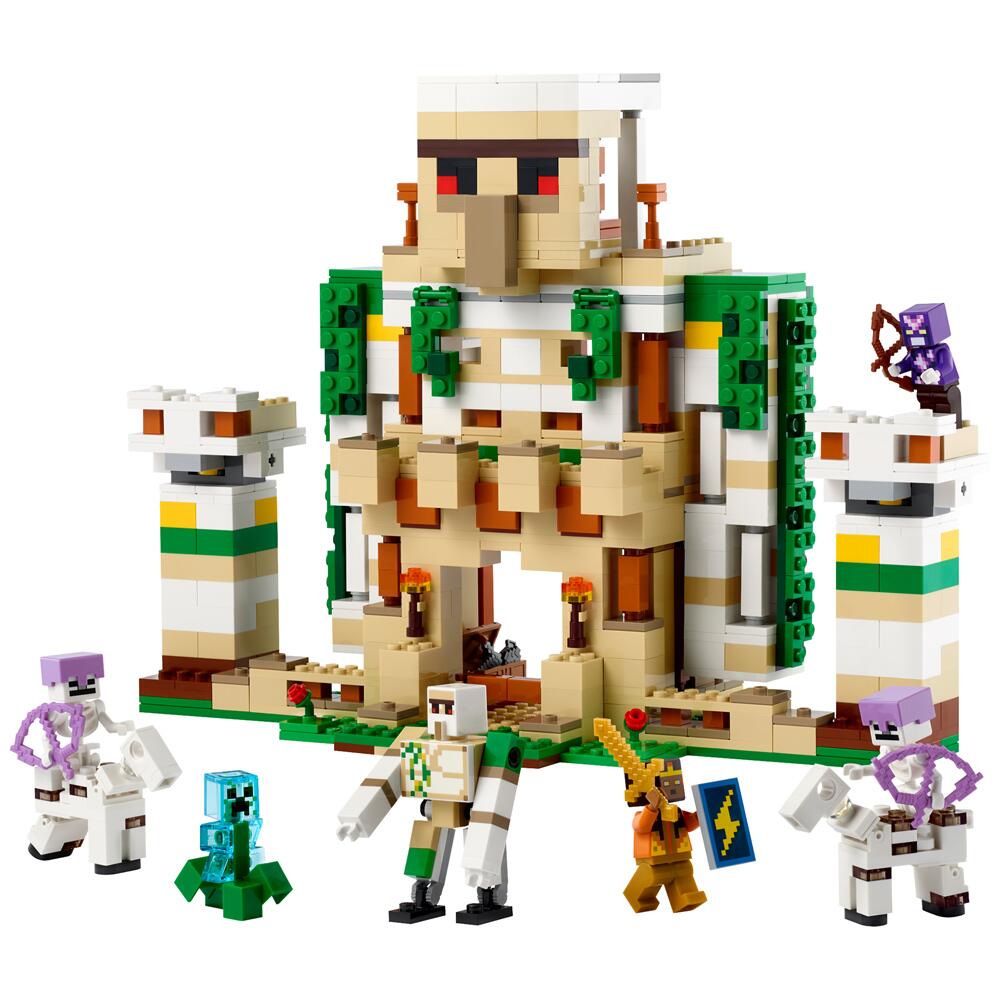 LEGO Minecraft The Iron Golem Fortress Building Set 21250 Ages 9+
