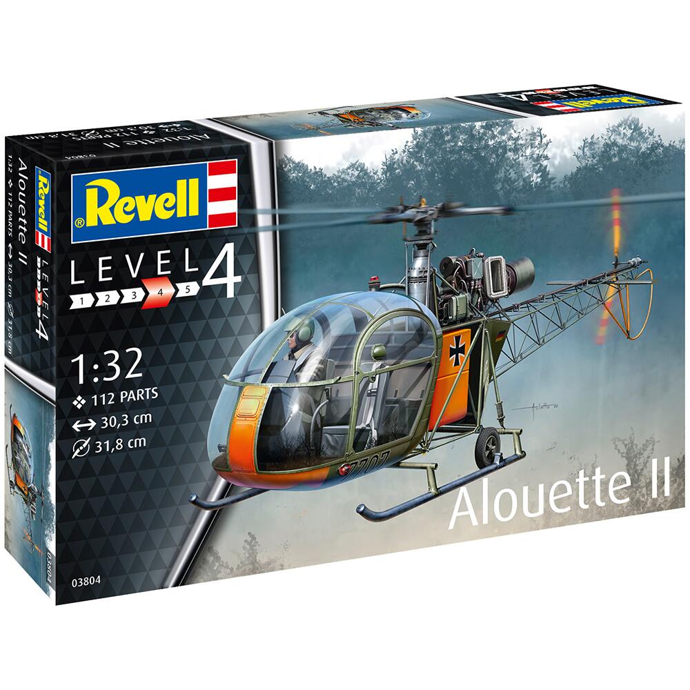 Revell Alouette II Helicopter Model Kit 03804 Scale 132
