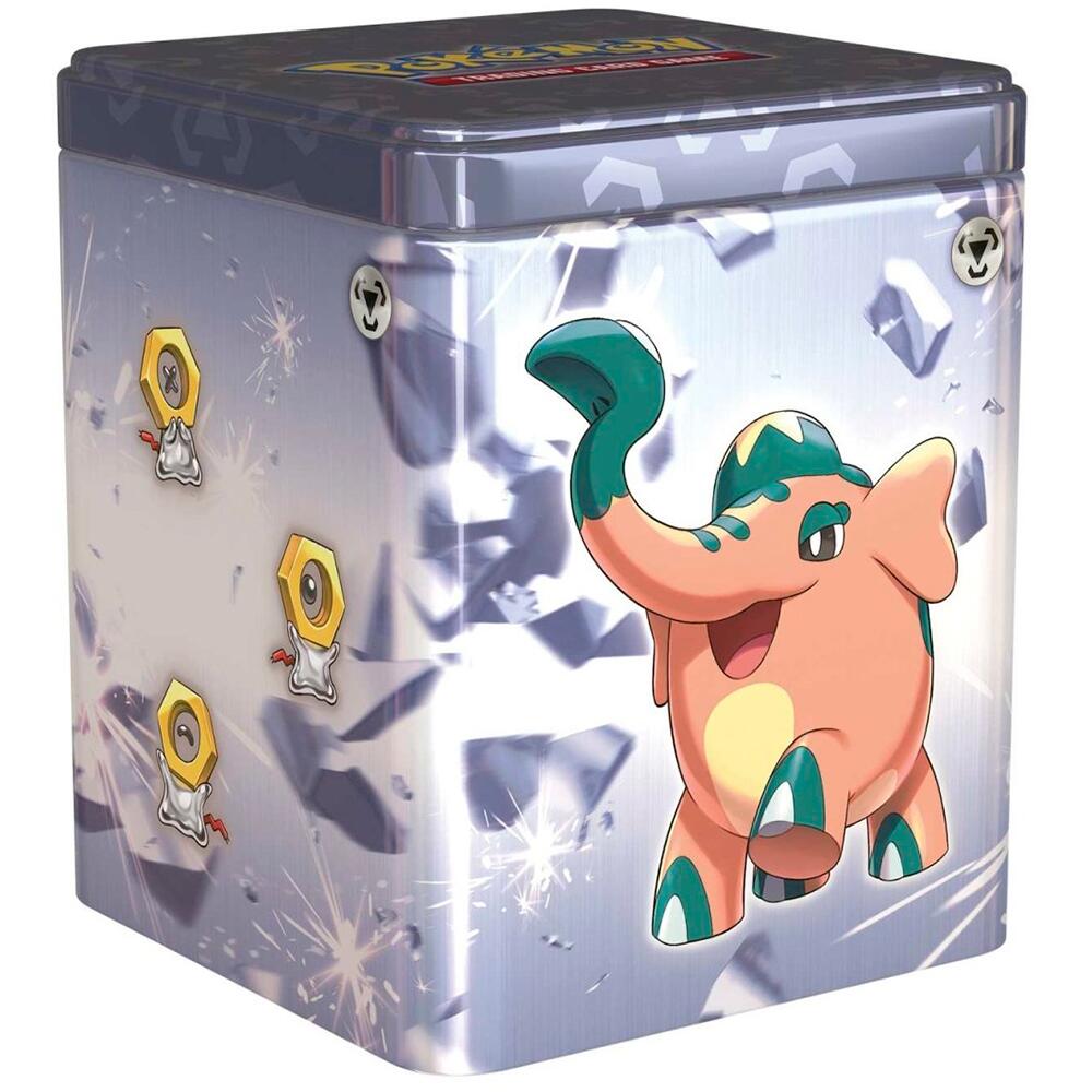 Pokmon Trading Card Game Stacking Tin GREY COLOUR STEEL TYPE Pokmon Trading Card Game Stacking Tin GREY COLOUR STEEL TYPE