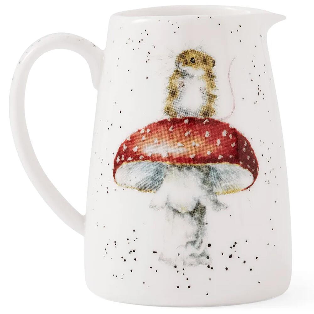 Royal Worcester Wrendale Designs He's a Fun-gi Mouse Posy Jug