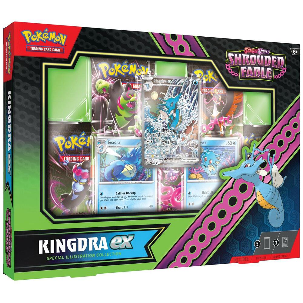Pokmon TCG Scarlet & Violet Shrouded Fable Kingdra ex Special Collection Box Pokmon TCG Scarlet & Violet Shrouded Fable Kingdra ex Special Collection Box