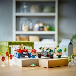 View 5 LEGO Super Mario: Mario Kart Baby Mario vs. Baby Luigi Set 72034 6526945