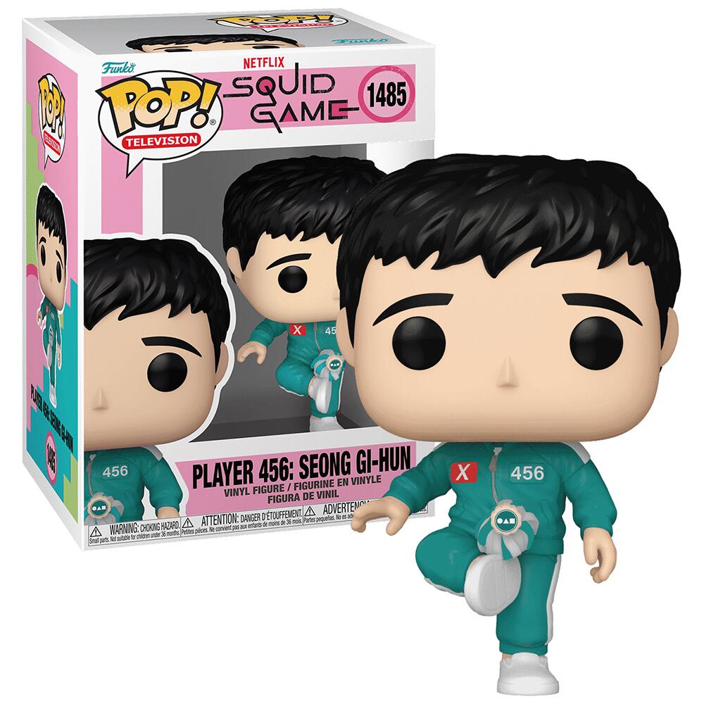 Funko POP! Television Squid Game Player 456: Seong Gi-Hun (Kicking Jegi) Vinyl Figure #1485 79734