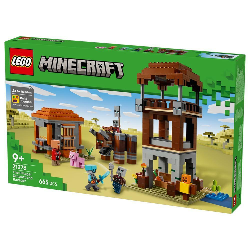 LEGO Minecraft The Pillager Outpost and Ravager 6526796