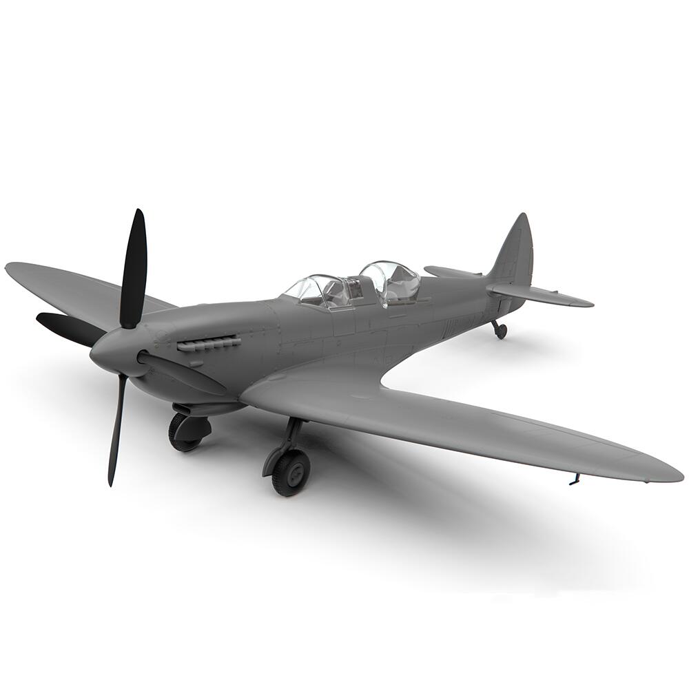 Airfix A05143 Supermarine Spitfire Tr.9 Model Building Kit - Plastic Plane Kits for Adults & Children 8+, Set Includes Sprues & Decals 1:48 Scale, un-Painted