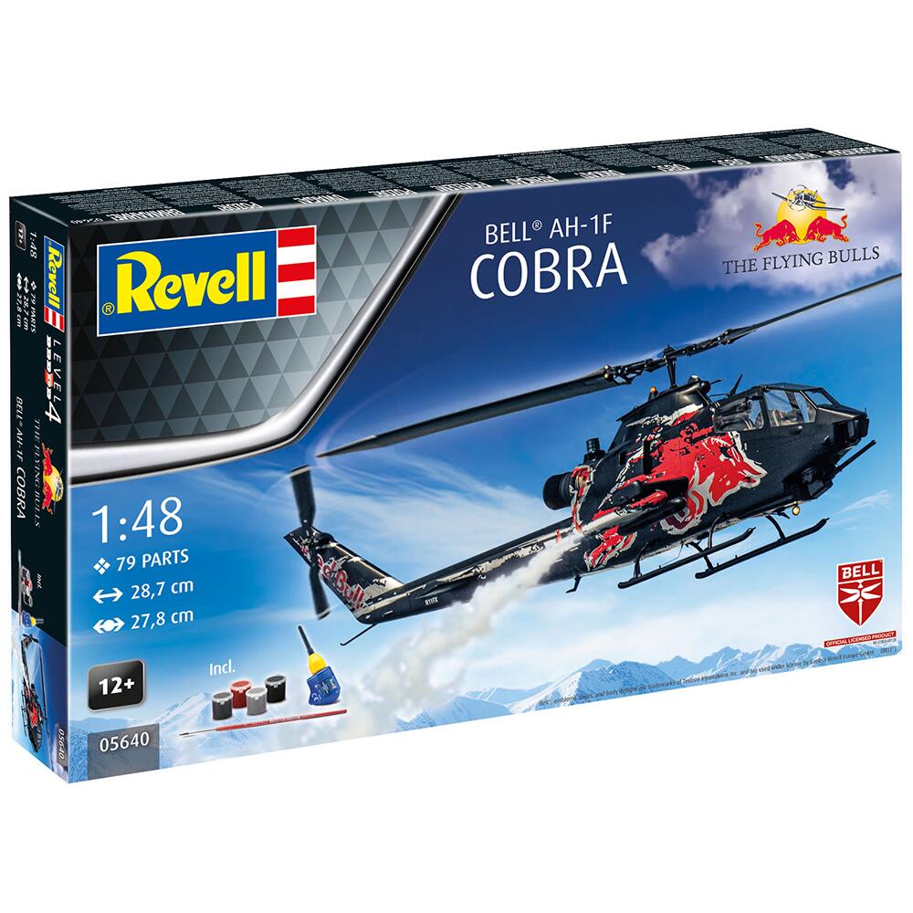 Revell The Flying Bulls Bell AH-1F Cobra Model Kit Scale 1:48 05640