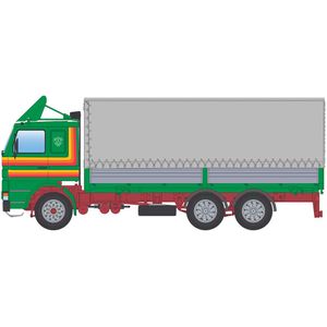 View 4 Italeri Scania 142H 6x2 Canvas Truck Model Kit Scale 1:24 90762