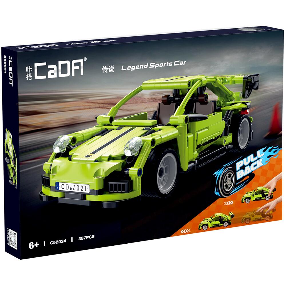 CaDA Legend Sports Car Brick Construction Set Pull-Back C52024W