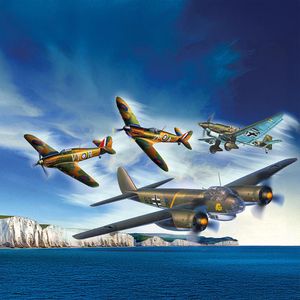 View 2 Revell Battle of Britain 85th Anniversary Set WWII Aircraft Model Kit 1:72 03766