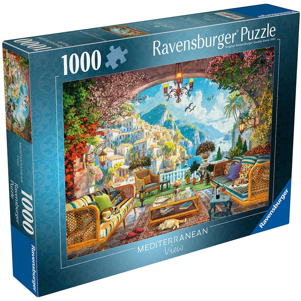 Ravensburger Mediterranean Terrace View 1000 Piece Jigsaw Puzzle 12001576