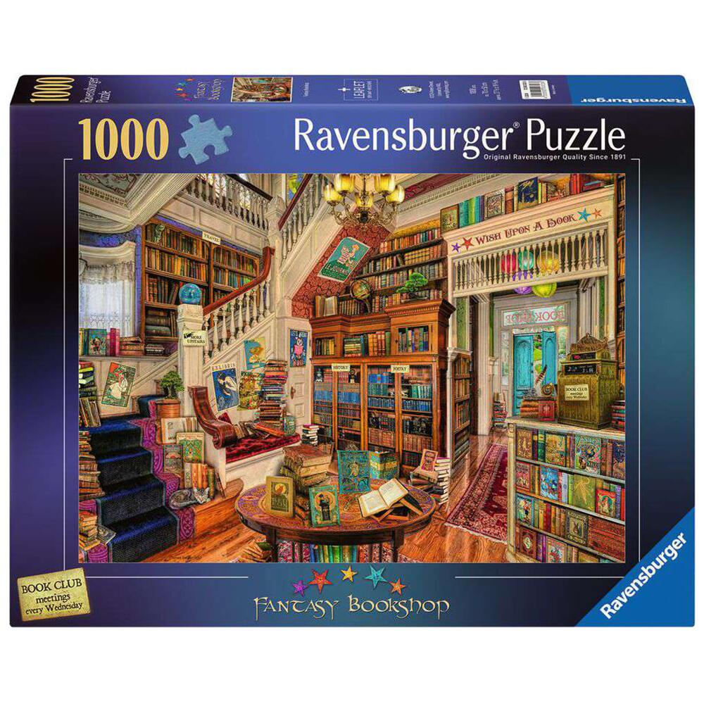 Ravensburger The Fantasy Bookshop 1000 Piece Jigsaw Puzzle
