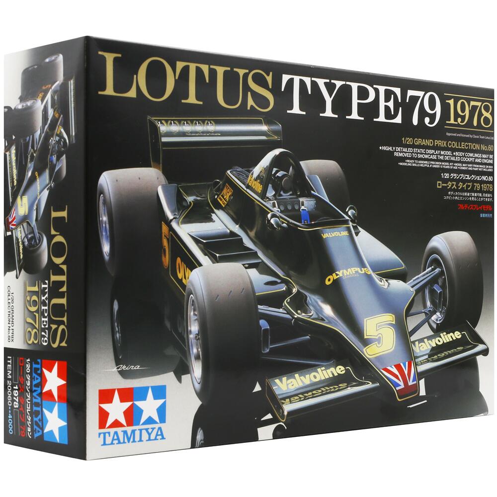 Tamiya Lotus Type 79 1978 Grand Prix Car Plastic Model Kit 20060