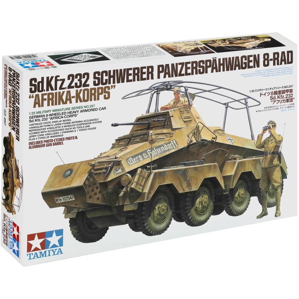 Tamiya SdKfz232 Schwerer Panzerspahwagen 8-RA &34;Afrika-Korps&34