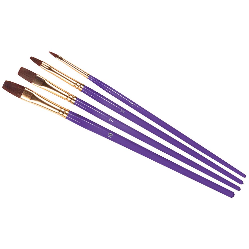 Humbrol Brush Pack FLAT BRUSHES (Sizes 3, 5, 7 & 10)