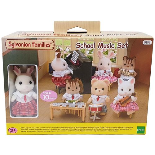 Sylvanian Families Vintage Woodland Bus With Picnic Table Flair