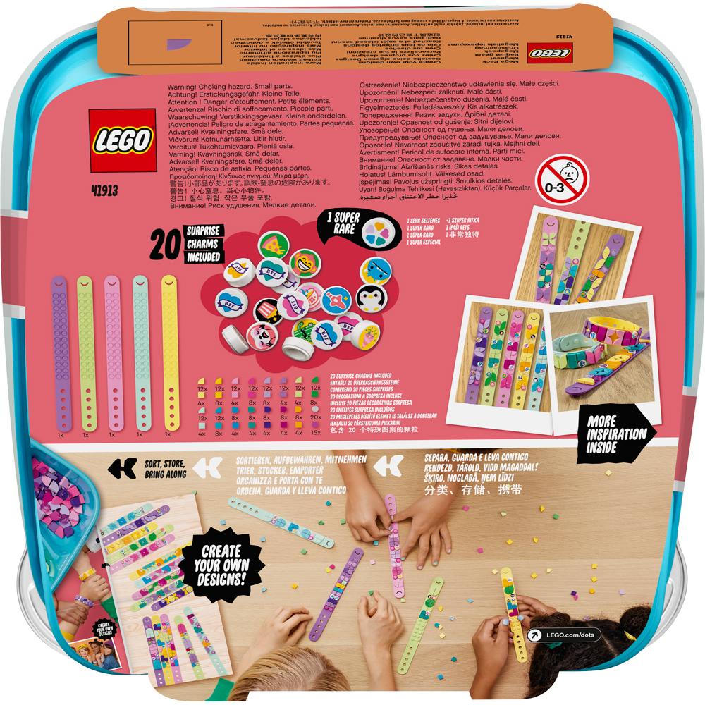 LEGO DOTS Bracelet Mega Pack 41913 DIY Creative Craft Bracelet Making Kit  for Kids Who Love Arts and Crafts, Custom Friendship Bracelets Make a Great