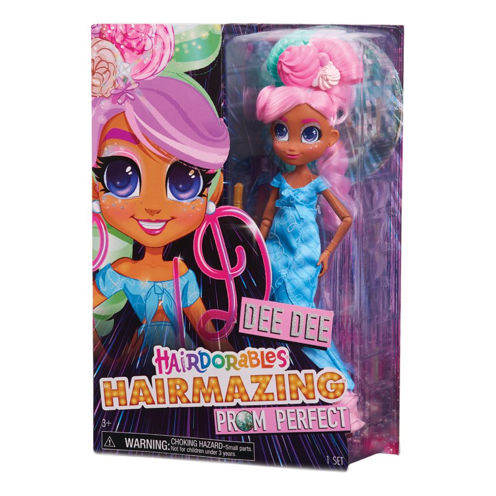 Hairdorables Dee Dee Prom Perfect Bambola Con Accessori, Altezza 28cm, Abito Da Ballo