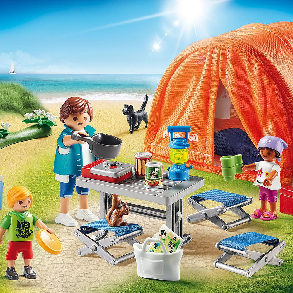 Playmobil Family Fun Family Camping Trip Playset