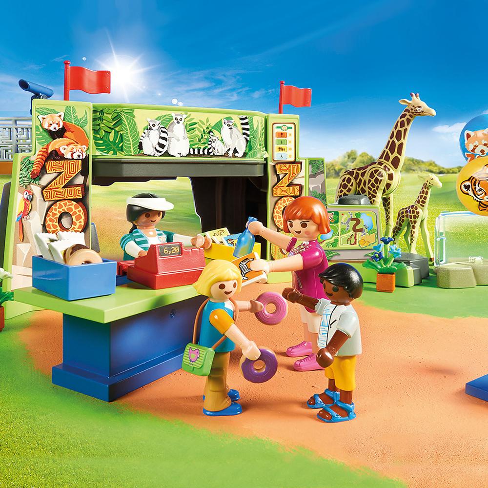 Playmobil Family Fun Large City Zoo Playset with Figures & Accessories
